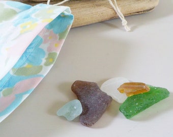 Natural Beach Glass Collection Beach Glass Blue White Green Brown