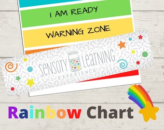 Rainbow Behavior Chart, Behavior Chart Classroom Decor, Classroom Policies Poster Classroom Rules, Classroom Management, INSTANT DOWNLOAD