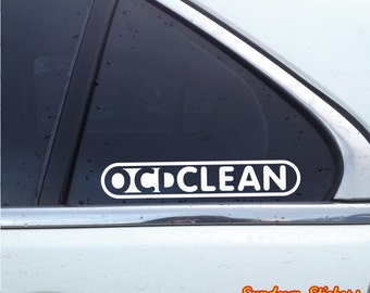 2X OCD Clean stickers - Vag Jdm car scene decals  V130 - AD696