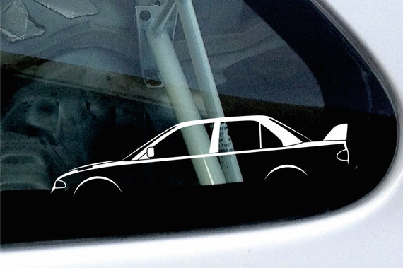 for Mitsubishi lancer Evo 7,8,9 evolution GSR 2x Custom YOUR TEXT car stickers