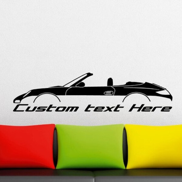 Porsche 911 Silhouette Decals Etsy France