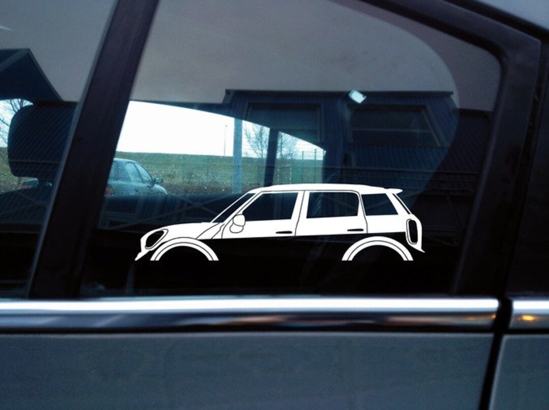 Mini Countryman R60 Sticker 2x Car Silhouette Stickers - for Mini Countryman R60 | 1st Gen, 2010 ...