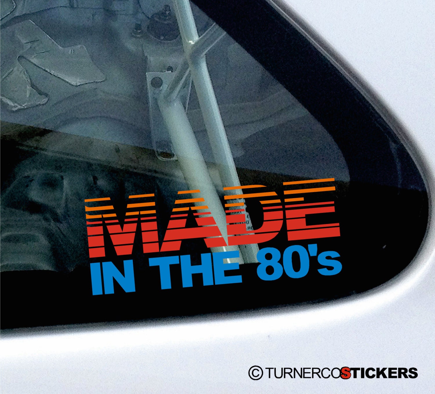 2X Made in the 80's stickers retro theme novelty car Etsy