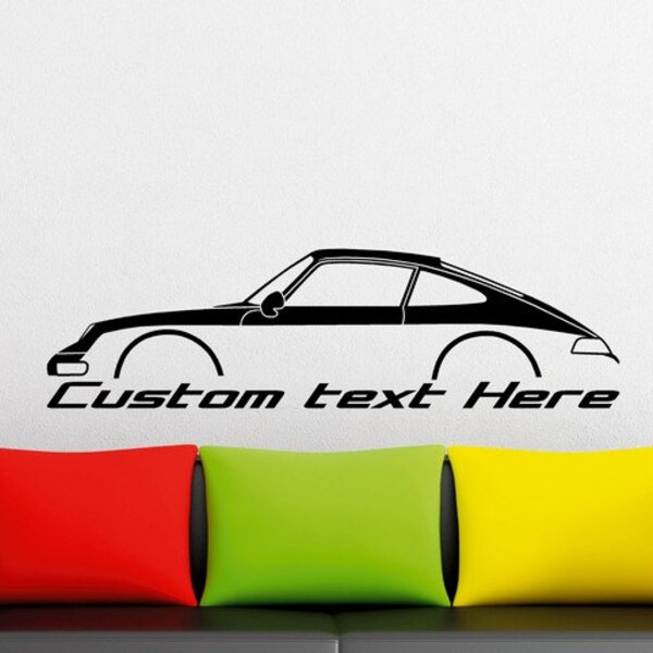 Porsche 911 Silhouette Decals Etsy France