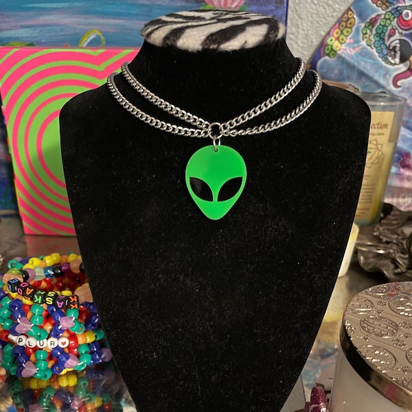 Green or Black Alien Choker