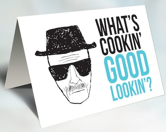 Breaking Bad Humor Greeting Card 4x6"