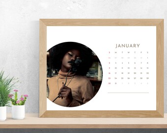 Calendario imprimible Melanin Magic 2022