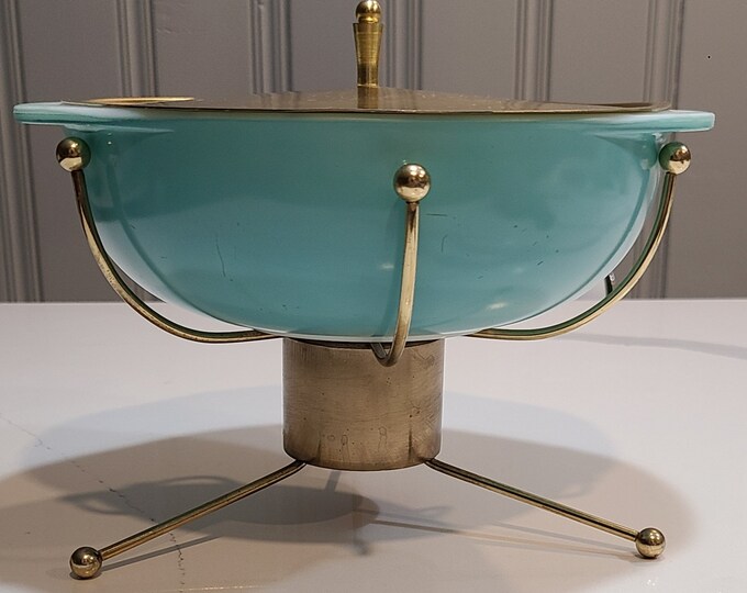 Vintage Pyrex UFO With Lid and Stand Etsy