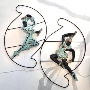 Harlequin Chalkware - Etsy