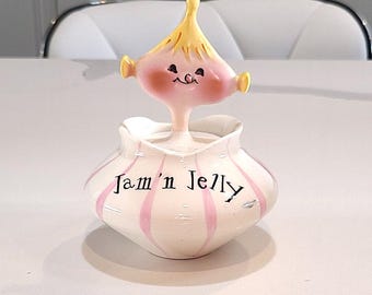 Vintage Holt Howard Pixieware Jar Jam n Jelly