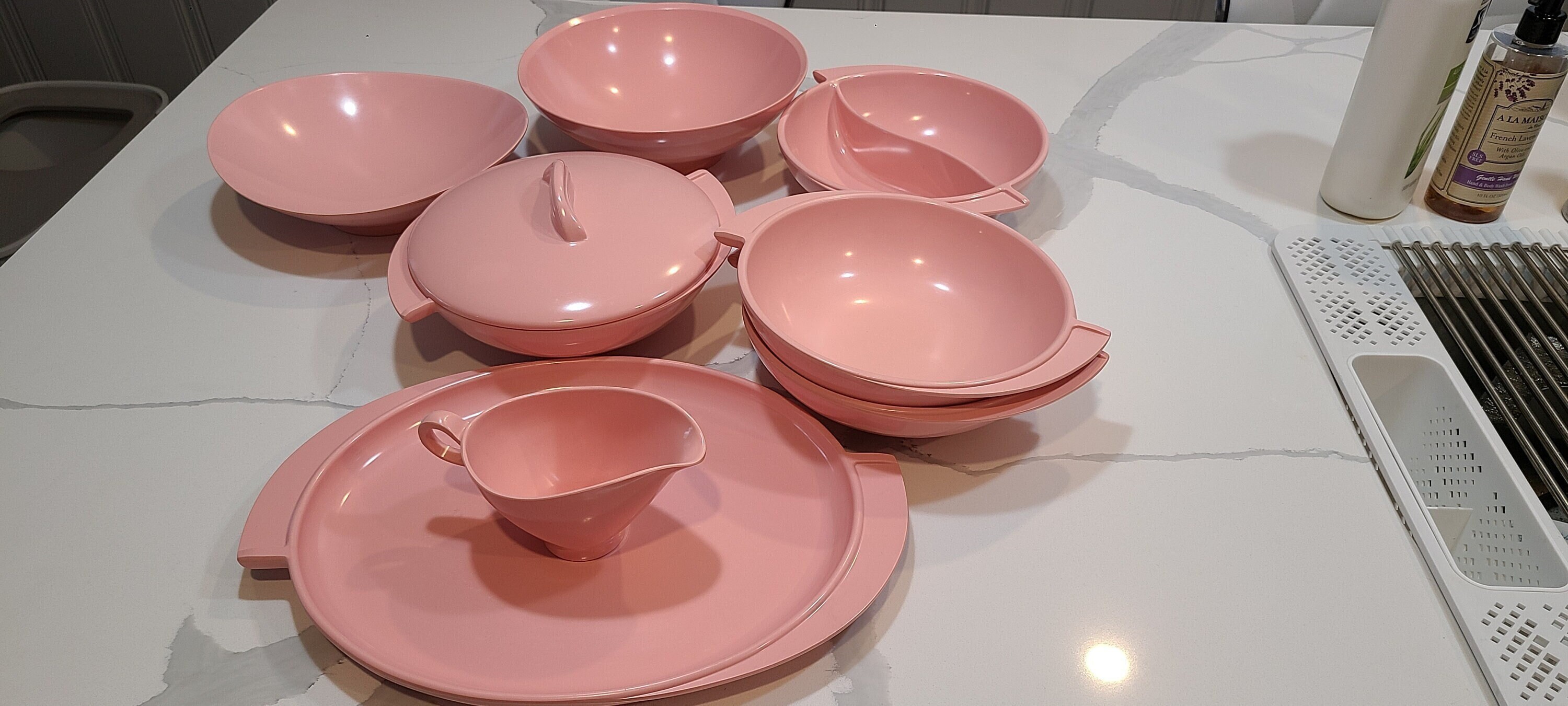 Vintage Rubbermaid Pink Melmac Bowl – Aunt Gladys' Attic