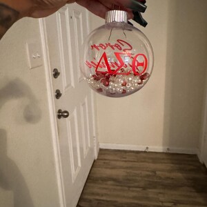Custom Delta Sigma Theta Christmas Ornaments