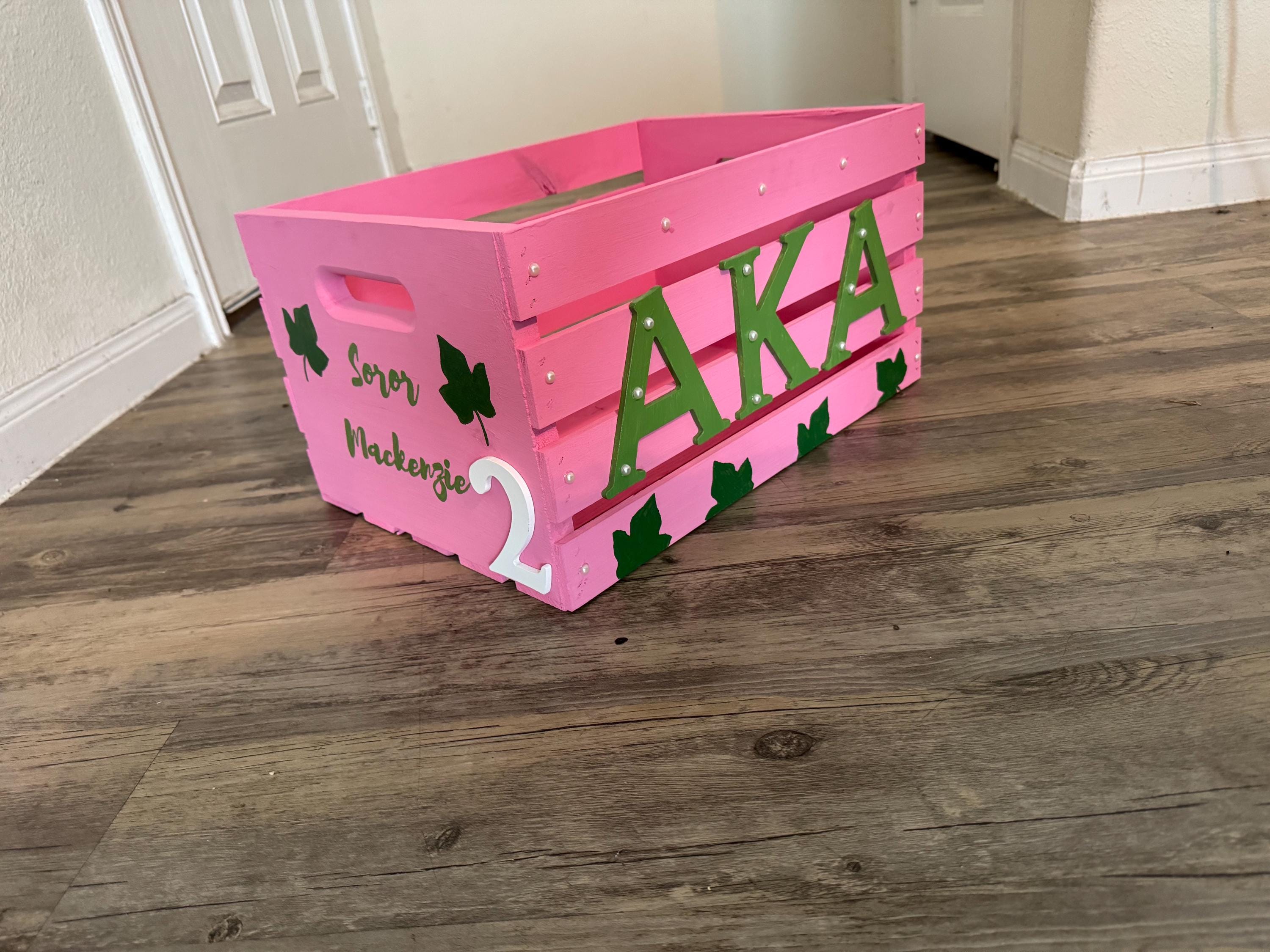 Custom Alpha Kappa Alpha Storage Basket - Etsy