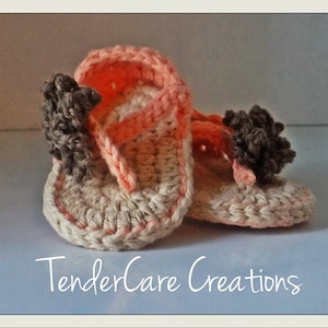 Crochet Sandals, Baby Sandals, Crochet baby shoes