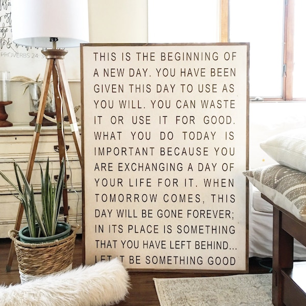 Quote Wall Hanging Etsy