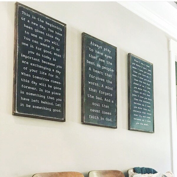 Large Wall Quotes Etsy