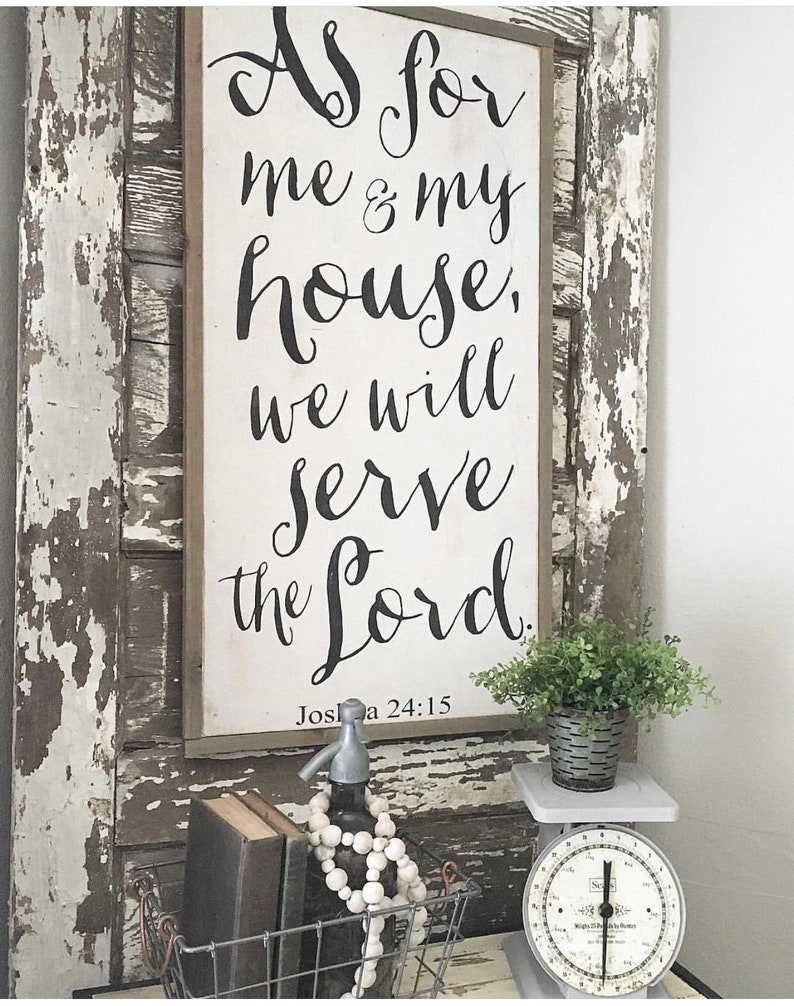 Home Decor / Signs / Powerful Quotes / Wood Art / Short Bible Etsy