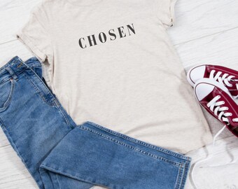 Chosen Sweatshirt or dtf print / Chosen Hoodie / Christian Tshirts / Hoodies For Women Christian Apparel / Christian Clothing / Salted Words