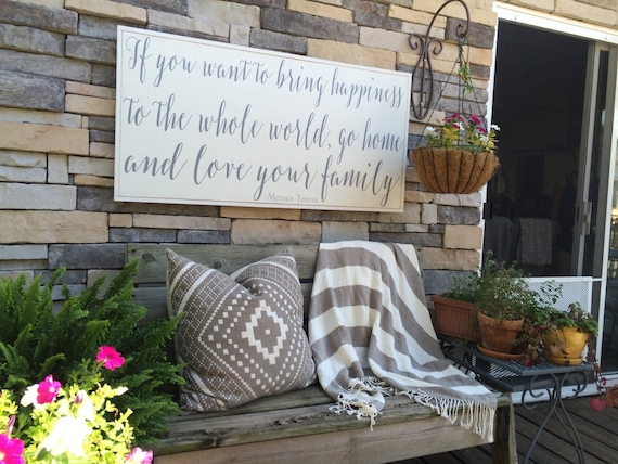 Wall Hanging Signs Quotes To Live By Wall Decor Home Etsy
