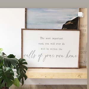 the most important things you will ever do living room signs / living room wall decor / wall decor / wall hanging