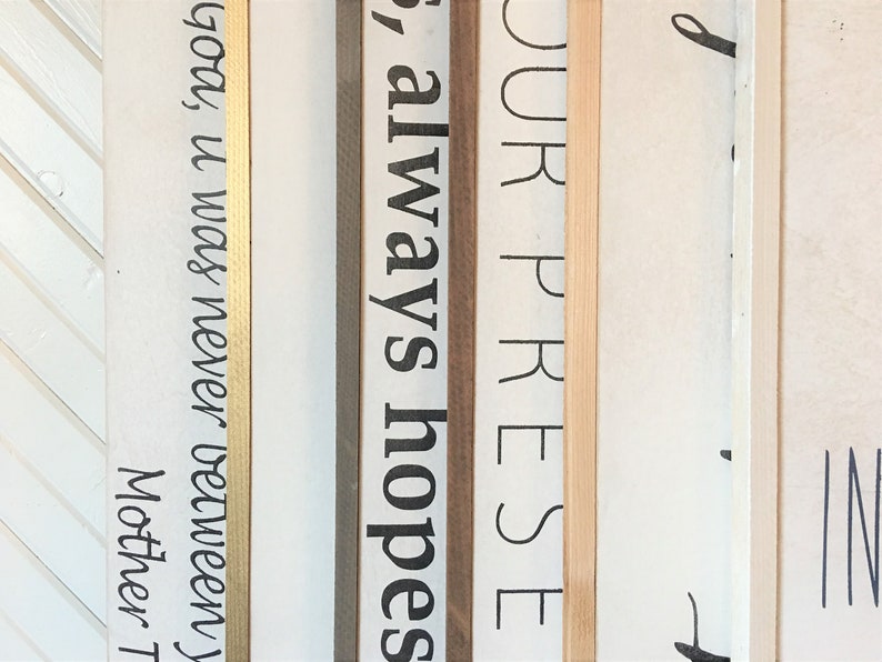 Wall Decor / Large Wall Art / Signs / Inspirational Sayings / Etsy