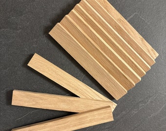 Holzklötzchen, Holzsticks, Bastelklötzchen, Eichenholz, Easy Stick