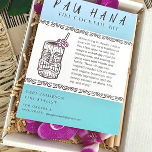 Handcrafted Tiki Cocktail Drink Kit
