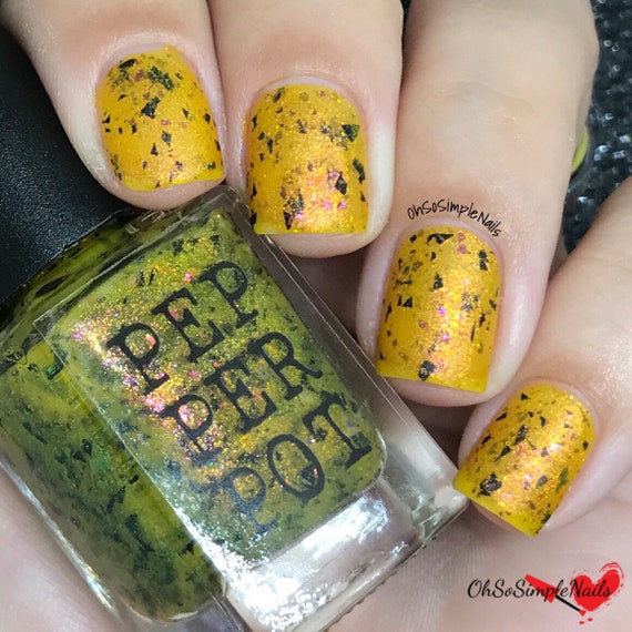 yellow nail polish