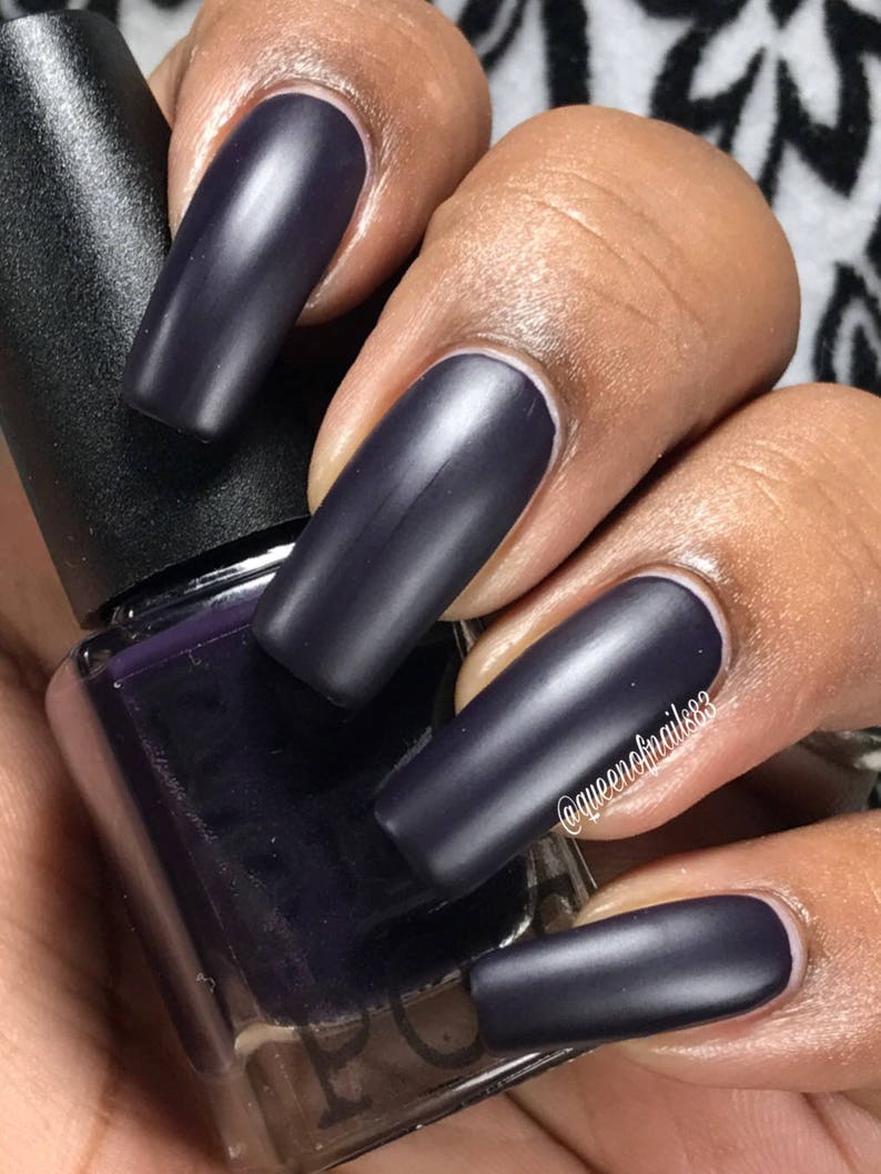 Dark Purple Nail Polish The Rapture Gothic Family Jewels Bath | Etsy