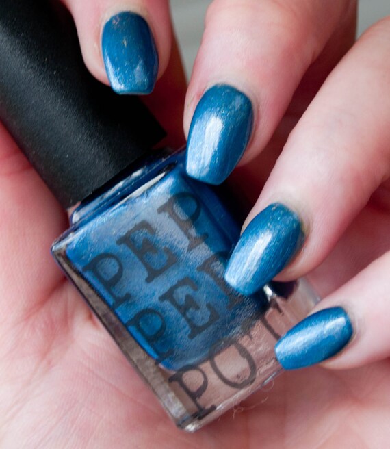 Dark Blue Nail Polish 5 Free Nail Polish Indie Lacquer Makeup Etsy