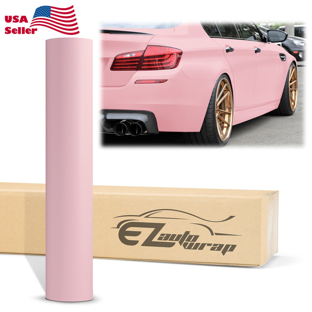 24x60 (2FTx5FT) Matte Flat Gold Vinyl Wrap Auto Car Sticker Decal Film  Sheet Bubble Free Air Release Technology with Tool Kit