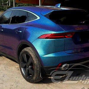 Galaxy Dust Gloss Purple Teal Color Shift Metallic Diamond Glitter Vinyl Wrap Sticker Decal Bubble Free Air Release Car Vehicle image 7