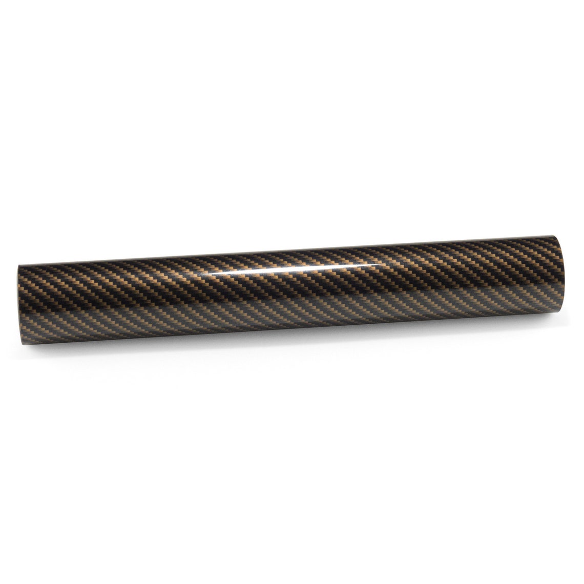 2D High Gloss Black Gold Carbon Fiber Vinyl Wrap Sticker Decal Bubble ...