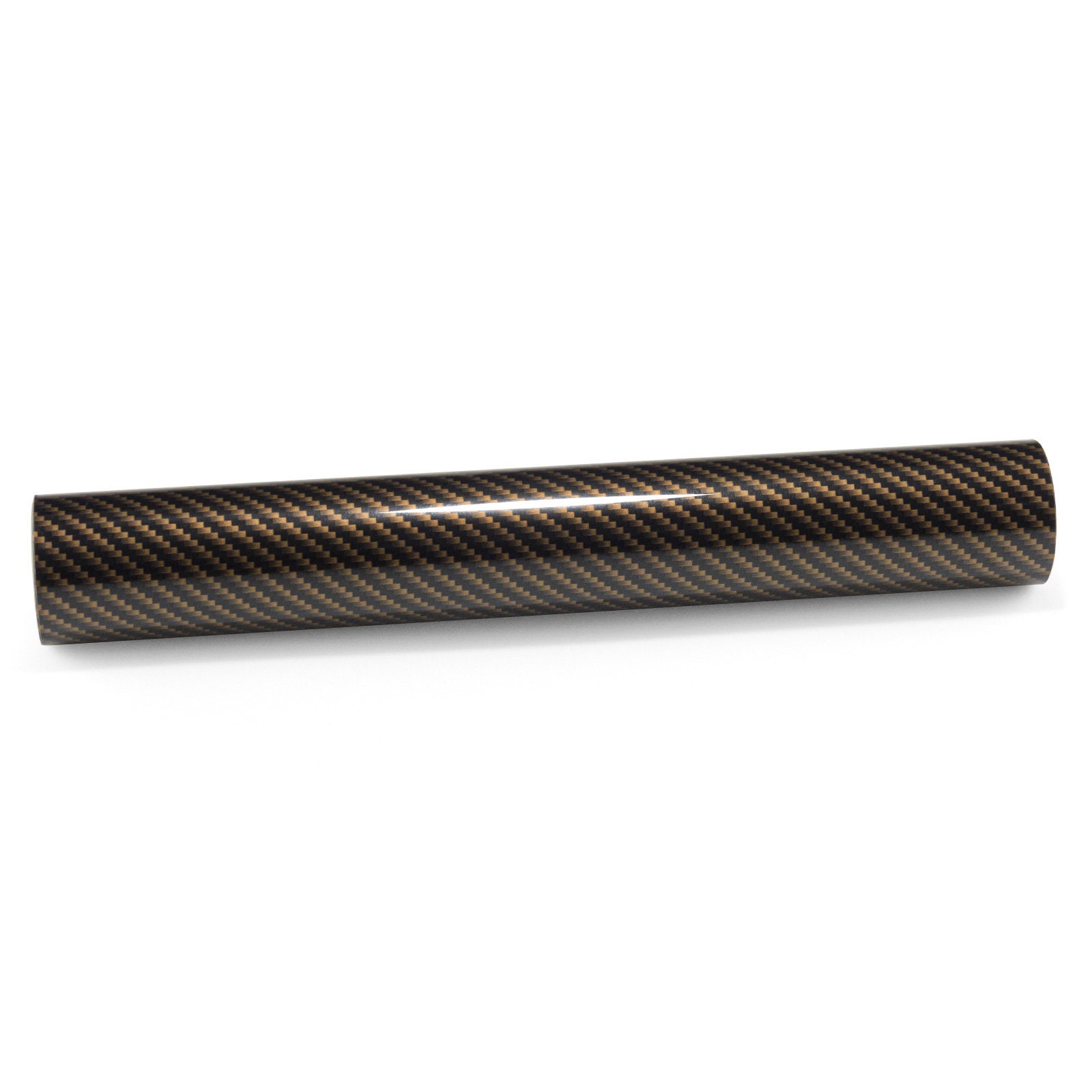 2D High Gloss Black Gold Carbon Fiber Vinyl Wrap Sticker Decal Bubble ...