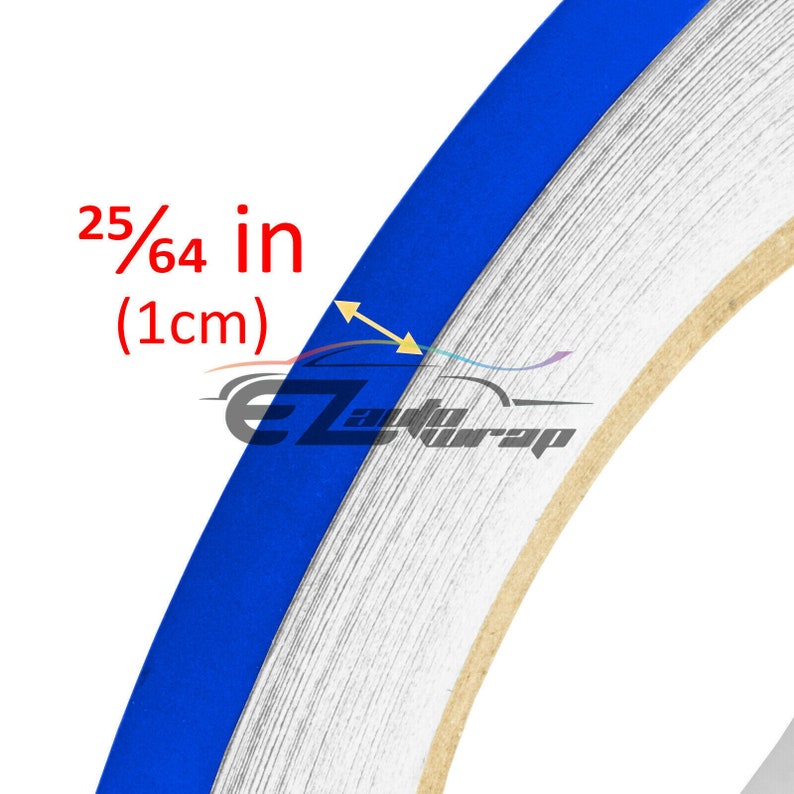 Blue Reflective Tape Safety Self Adhesive Striping Sticker Decal 150FT Roll 1CM