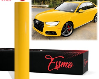 ESSMO TPH PPF Gloss Sunflower Yellow Paint Protection Film Clear Bra Invisible Scratches Shield
