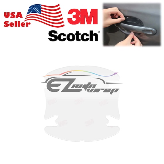 3M Scotchgard Door Handle Guard Clear Door Cup Paint Scratch Protection  Film Sticker Brace Style 01 Style 02 