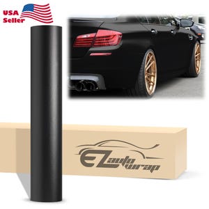 Matte Flat Black Vinyl Wrap Sticker Decal Bubble Free Air Release Car Vehicle