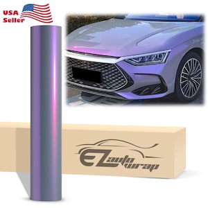 Space Candy Gloss Gray Purple Color Shift Vinyl Wrap Sticker Decal Bubble Free Air Release Car Vehicle