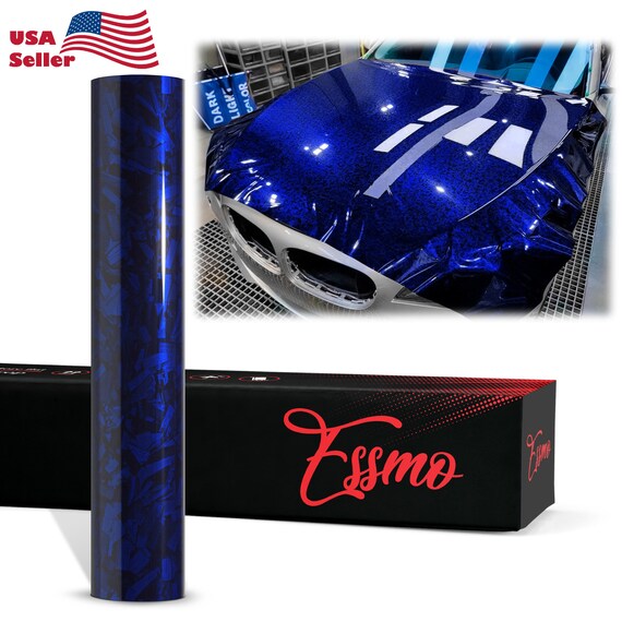thumbnail interactive-video image 1 of 4D Carbon Fiber Vinyl Wrap - 24x60 Inch Car Sticker Film With Bubble Free Technology 1 of 12