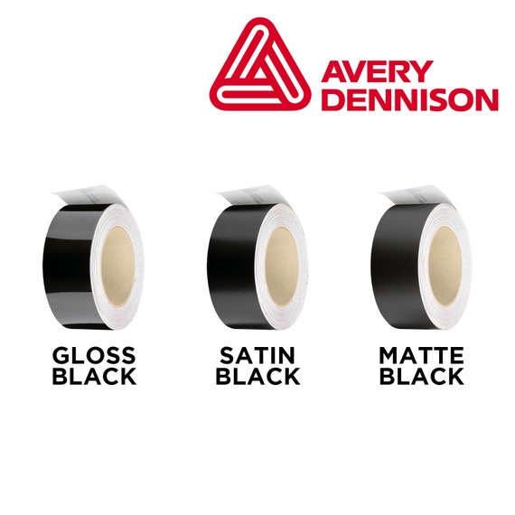 Avery Dennison Black Vinyl Wrap Kit for Chrome Delete Blackout Window Trim  Door Trim -  Sweden
