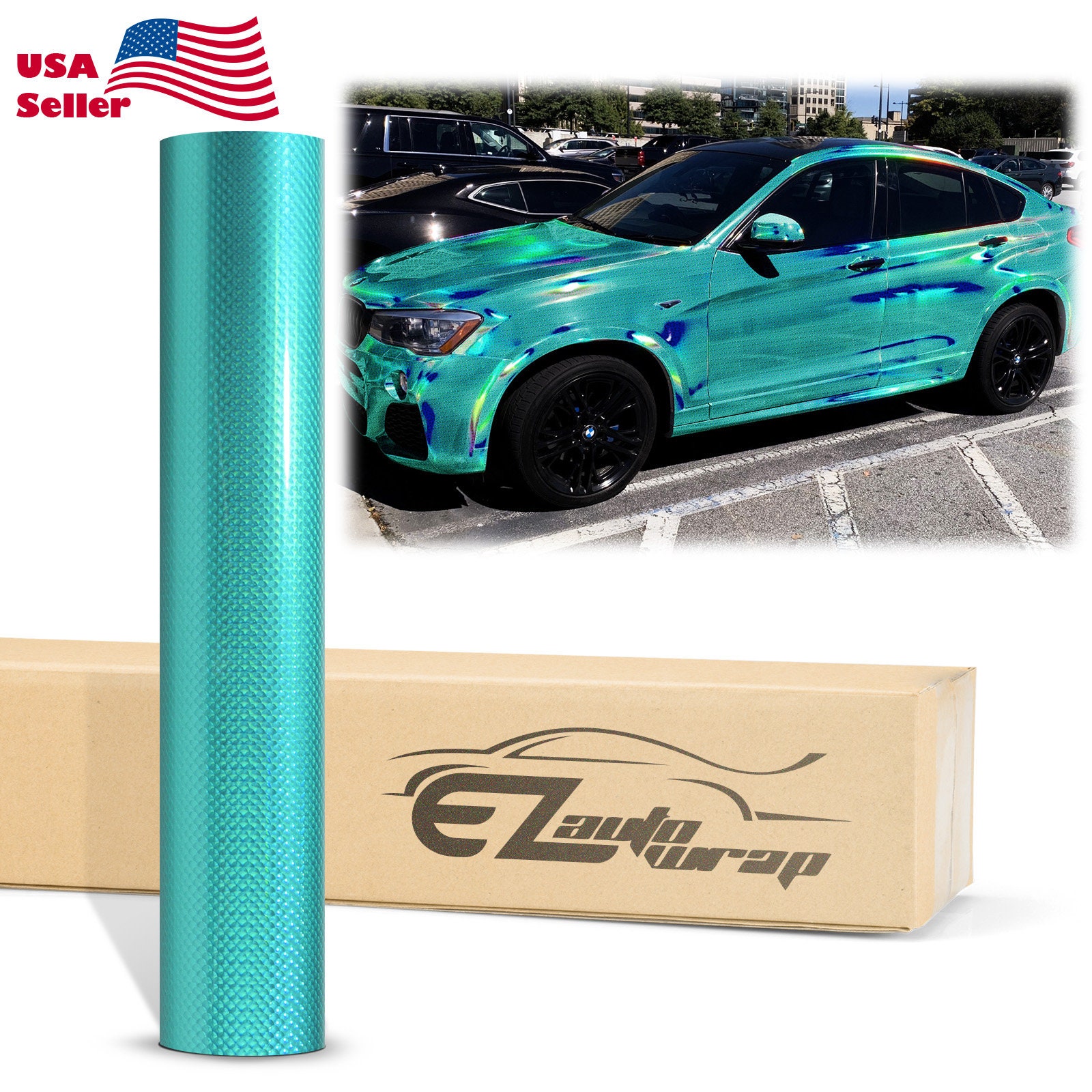 Auto Vinyl Wrap Rekbaar Teal Blauw Chrome Spiegel Vinyl Wrap Motorfiets