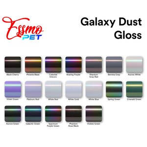 Autocollant Vinyle ESSMO Galaxy Dust Licorne Céleste - Décalcomanie Voiture, Brillant, Changement De Couleur