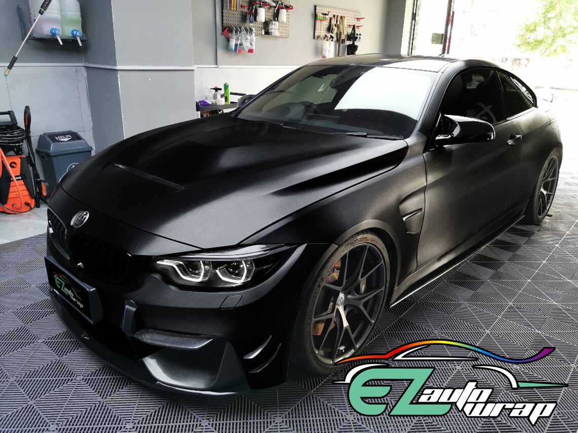Brushed Aluminum Black Vinyl Wrap Sticker Decal Bubble Free | Etsy