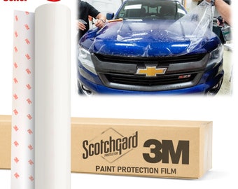 12&quot; Wide 3M Scotchgard Gloss Clear PPF Paint Protection Film Clear Bra Invisible Scratches Shield