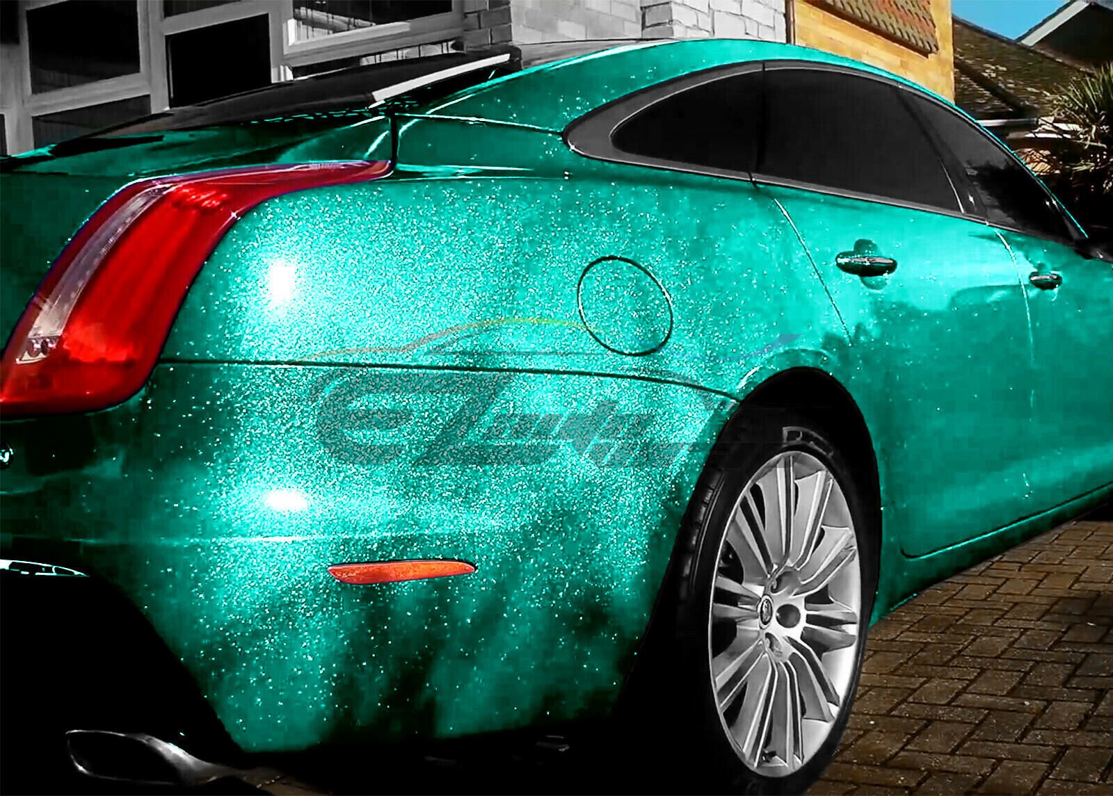 Teal Gloss Glitter Sparkle Vinyl Wrap Drum Skin Decal Shell Etsy