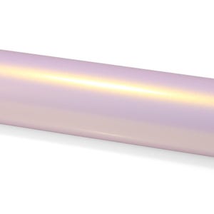 May include: A roll of iridescent vinyl wrap film in a light purple color with a pearlescent finish.