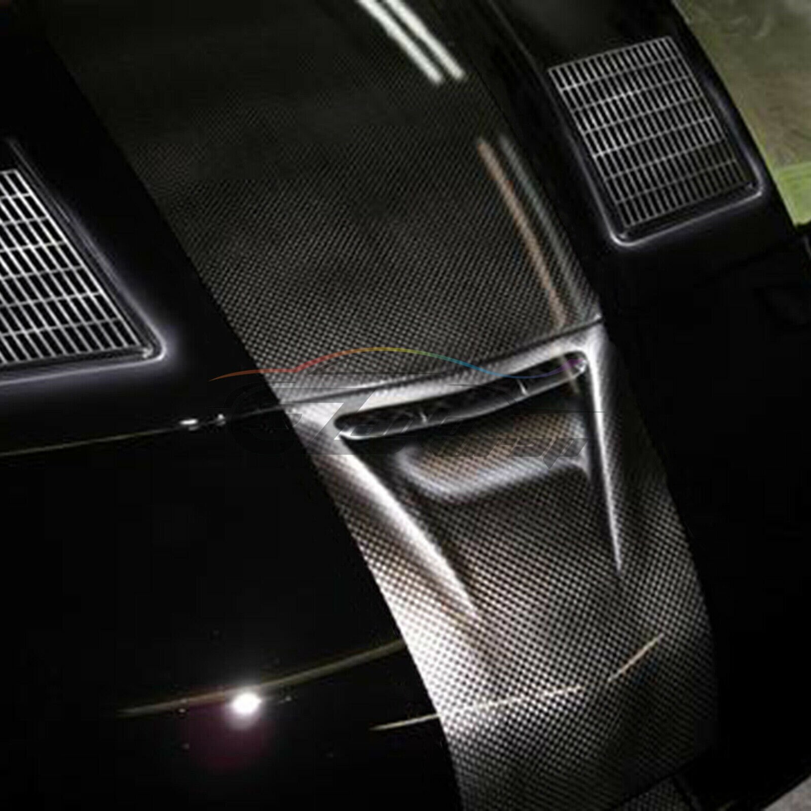 2D Carbon Fiber High Gloss Vinyl Wrap Kit for Car Vehicle Rally Racing ...