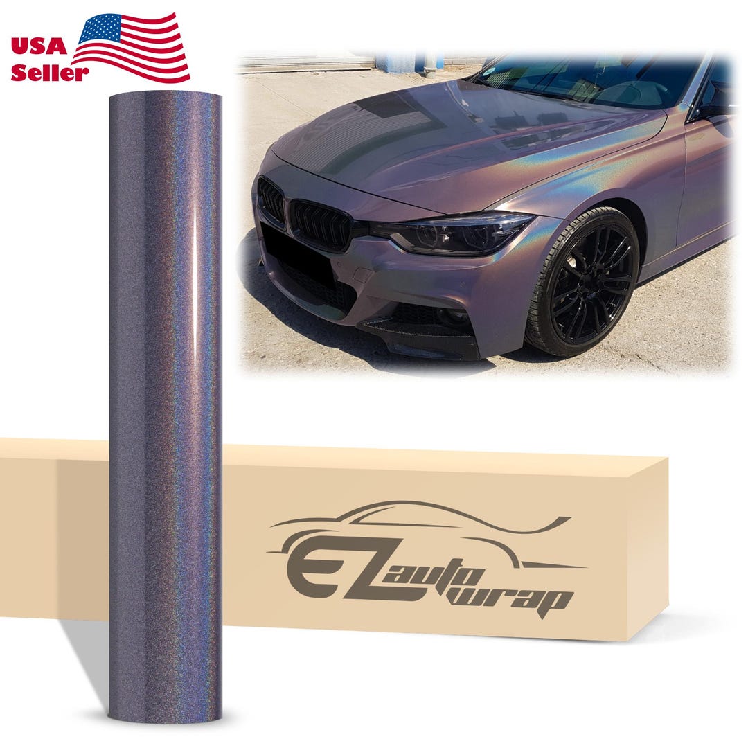 Laser Flip Gloss Gunmetal Gray Metallic Holographic Psychedelic