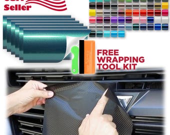 6Pcs 4"x6" Super Gloss Metallic for GMC Emblem Overlay Vinyl Wrap Kit Sticker Decal Car Vehicle Front Rear